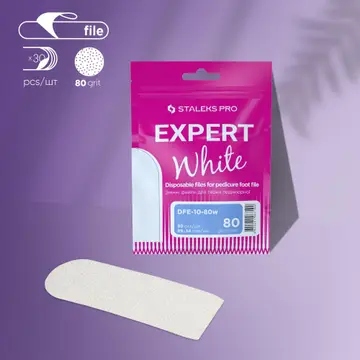 Staleks Expert 10 Pedikür Törpü Yedek Beyaz Törpüler (30 adet)