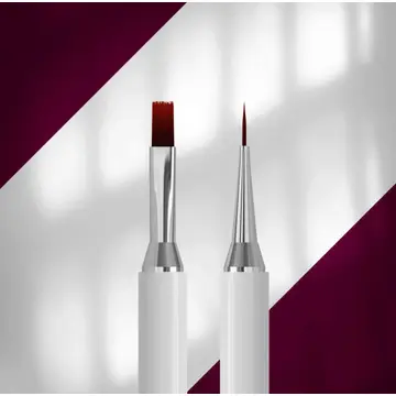 Staleks Exclusive 08/03 Çift Taraflı Jel Fırçası 10 mm / Liner 10 mm