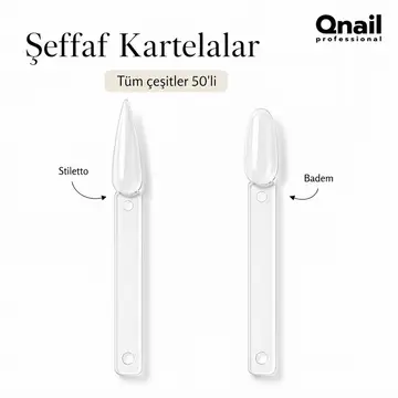 Anahtar Kartela 50'li Şeffaf