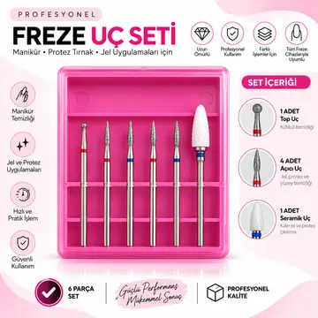 Freze Uç Seti 6'lı