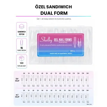 Shelby Özel Sandwich Üst Form 120'li